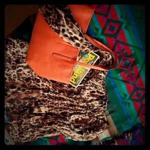 Animal print blouse